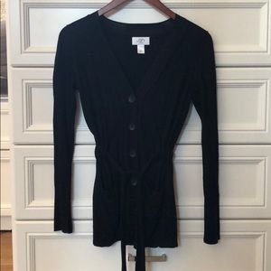 Ann Taylor LOFT button up long cardigan